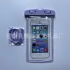Venta al por mayor de fábrica bolsa impermeable transparente de PVC para teléfono móvil natación fotografía buceo cubierta impermeable para teléfono móvil LOGOTIPO imprimible