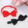 Acessórios de Gravata Borboleta para Gatos e Cachorros Preto Puro e Vermelho Mais Vendidos Transfronteiriços, Gravatas Borboleta para Gatos, Suprimentos para Pets, Podem Ser Rotulados e Enviados em Nome de Outros