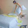 Colcha de Aire Acondicionado Antibacteriana Enfriadora de Soja Clase A Seda de Hielo Colcha Enfriadora de Verano Colcha Lavable a Máquina Núcleo de Colcha Colcha Delgada de Verano Colcha para Niños