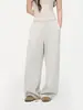 EWEN LA MODE Um favorito perene, calça de moletom de corte solto e corte suave, em bege-cinza-branco/cinza floral claro