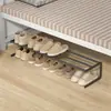 Zapatero Dormitorio Debajo de la Cama Ahorro de Espacio Pequeño Zapatero Simple Multicapa Estante de Almacenamiento para Zapatos Deportivos Pantuflas