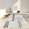 Manta para el hogar Nuevo estilo Lujo ligero Moderno Simple Sala de estar Sofá Mesa de centro Manta Dormitorio Comedor Alfombra Antideslizante Resistente a la suciedad