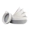 Cesta para Ropa Sucia de Cuerda de Algodón Estilo Europeo Cesta Redonda de Almacenamiento para el Hogar Cesta para Artículos Varios de Escritorio Cesta para Guardar Juguetes de Bebé en el Dormitorio