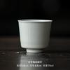 Juego de Té Kung Fu de Cerámica con Esmalte Verde Antiguo Tetera Dos Tazas Cuenco Taza Pequeña de Té Retro Gris Hierba Individual