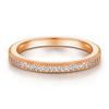 Anel de prata esterlina s925 com zircônia cravejada linha completa de diamantes anel de diamante anel de nicho feminino cross-border mais vendido anel liso anel de prata