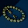 Sándalo Verde Artesanía Fina Cuentas de Grano Liso Pulsera de Joyería para Hombres y Mujeres Sándalo 108 Cuentas Pulsera de Cuentas de Oración