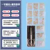 Kit de reparación de tapa de tuerca de tornillo pequeño para anteojos, dorado y negro, destornillador Phillips, accesorios de herramientas para patillas de montura