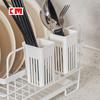 KM 5276 jaula colgante para palillos de uso doméstico, estante de almacenamiento para vajilla, escurridor para cuchillos y tenedores de cocina, estante pequeño de almacenamiento para cocina