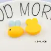 Nuevo Oso Winnie Tarro de Miel Polvo de Abeja Pelo de Cerdo Pinza para el Cabello Funda para Teléfono Móvil Material Hecho a Mano Accesorios de Resina