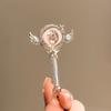 Magic Wand Hairpin Feminino Bonito Menina Coração tamanho pequeno Grab Clip Franja Clipe Clipe Lateral Internet Cabelo Vermelho Cartão Moda Headwear