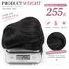 Cabelo Longo Liso Preto Natural Cruzado Japonês Coreano Mulher Franja Lateral Fibra Química Seda de Alta Temperatura Peruca Diária de Deslocamento Alto Nível