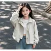 Chaqueta Casual Nueva de Otoño 2026 para Niñas, Ropa Exterior para Niños Mayores, Chaqueta Cortavientos para Exteriores de Primavera y Otoño