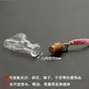 Mini Botellas de Vidrio Transparentes con Forma Especial, Botellas de los Deseos, Colgantes para Teléfono Móvil, Botellas de la Suerte, Colgantes para Bolsos, Venta al por Mayor de Joyería