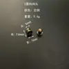Acessórios de unha de chupeta fivela de bolsa cabeça de monge ferragens de couro fivela de bolsa fivela de bolsa tampa de parafuso fivela acessórios DIY para celular