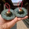 Gongs viejos de latón antiguo platillos de cobre platillos de latón artesanías metálicas al por mayor instrumentos musicales antiguos honestos artefactos varios antiguos