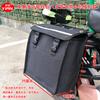 Bolsa Lateral Multifuncional de Lona Negra para Motocicleta Bolsa Lateral para Vehículo Eléctrico Bicicleta Alforja Bolsa para Asiento Trasero
