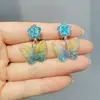 Lindo clip para oreja de niño sin perforar pendientes para niña sirena popular anillo de clip para oreja de niña traje transfronterizo
