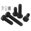 Tornillos de Cabeza Hexagonal Exterior de Rosca Fina Grado 8.8 Tornillos de Cabeza Hexagonal Exterior de Rosca Fina Negros Gb5785 Tornillo M8M10M12