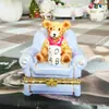 Fabricantes Exportan Artesanías de Cerámica Europeas y Americanas Cajas para Joyería Adornos para el Hogar Regalo de Navidad Pintado a Mano Cajas de Cerámica para Almacenamiento