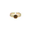 Anillo de Moda Estilo Maillard para Mujer, Gama Alta, Lujo Ligero, Nicho, Simple, Único, Versátil Anillo para Dedo Índice