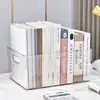 Caja de Almacenamiento de Libros de Acrílico Organizador de Escritorio para Estudiantes Caja de Plástico Transparente para Libros y Libros Ilustrados