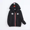 Abrigo para niños otoño e invierno Nuevo sudadera con capucha de monstruo de manga larga camisa con cremallera abrigo para bebé