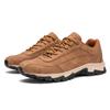 TRONG CAVARY zapatos de senderismo para exteriores de cuero de talla grande para hombre, zapatos de senderismo deportivos de ocio para personas de mediana edad y mayores
