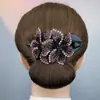 Pin de Flores Elegante Coreano para Mamás, Pin de Pico de Pato, Accesorio para el Cabello para la Parte Posterior de la Cabeza