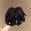 Presilha de garra com laço e pérolas para rabo de cavalo alto, moderna e elegante, grampo versátil para penteado semi-preso na parte de trás da cabeça, acessório de cabelo