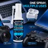 Spray limpiador electrónico KineShineX con boquilla de precisión para limpieza profunda de puertos de carga, espacios del teclado y compartimentos de auriculares