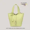 Popular Popular Bolso Cubo con Patrón de Grano para Mujer 2025 al por Mayor Bolso de Mano Casual Retro Bolso de Hombro Único Cruzado