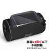 Bolsa impermeable sencilla para bicicleta de montaña, bolsa para teléfono con pantalla táctil, bolsa delantera para bicicleta, bolsa para manillar, bolsa cilíndrica de almacenamiento al por mayor