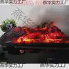 Chimenea Eléctrica Carbón Falso Leña Decorativa Lámpara de Llama de Carbón Fogata Accesorios para Fotografía Decoraciones para Sala de Exposiciones de Museos