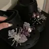 Decorações de Sapatos com Contas de Alta Qualidade, Perfeitas para Tamancos, Sapatos de Cristal, Fivelas de Sapato Estilo Coreano Super Fada, Acessórios Doces e Descolados Estilo Punk