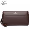 Bolsa Masculina 2024 com Cadeado Manual Bolsa Longa de Couro de Alta Qualidade Grande Capacidade Multifuncional