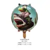 Globos de Fiesta de Cumpleaños Hombre Palo de Madera Shanhaijing Tungtungsahur Tiburón Película de Aluminio Transfronterizo Americano Tralalo