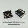 Fornecimento de 10.0 Corpo Curto Interface USB 6.3 Plug de Pino Alto e Adesivo Traseiro/90 Graus Frontal Dois Pinos Boca Chata 3A Alta Corrente