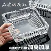 Cenicero de Vidrio para Sala de Estar en Casa Personalidad Creativa Cristal Tamaño Grande Anti-Ceniza Atmósfera de Alta Gama Cenicero de Oficina