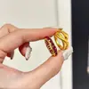 Anillo Vintage Estilo Francés Serpiente Enroscada Rubí Antiguo Chino Anillo de Dedo Apilado Distintivo de Lujo Estilo Chino