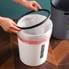 Cubo de basura para el hogar para inodoro, baño, cocina, dormitorio, sala de estar, uso creativo en oficina, clasificación simple, papelera