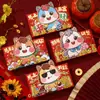 Envelopes Vermelhos Fofos em Desenho Animado 3D para o Ano do Carneiro, Estilo Horizontal, Design Criativo Personalizado, Novo Modelo 2027, Envelopes Vermelhos de Ano Novo