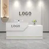 Mostrador de Caja, Barra de Bar, Tienda Pequeña de Ropa, Salón de Belleza, Peluquería, Mesa Mostrador, Recepción Principal de Empresa, Diseño Simple