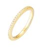 Zircon anel cauda anel fêmea s925 prata esterlina rosa ouro joias simples comércio exterior cross-border joias de prata processamento de joias