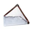 Lona Impermeable Transparente, A Prueba de Frío para Invernaderos, Lona Impermeable y de Aislamiento Térmico, Tela de Plástico Impermeable para Exteriores, Lona de PE Transfronteriza