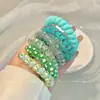2025 Estilo Coreano Elástico Alto Espesso Corda de Cabelo Feminino Acessório de Cabeça Simples Lata de Elástico de Cabelo Rabo de Cavalo Alto Elástico de Cabelo