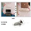 Parafusos de Fixação, Parafusos de Ajuste, Parafusos para Pickguard e Ponte, Acessórios para Captadores de Guitarra Elétrica e Baixo, Peça Única