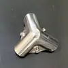 Conectores de Tubo de Aço de 32mm, Juntas de Tubo de Água Redondo Galvanizado, Conexões de Três Vias e Quatro Vias, Fixadores para Corrimão de Guarda-Corpo, Prateleiras