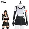 Coolman Yuan Final Fantasy 7 Tifa Fantasia Cosplay Fantasia para Performance de Palco Cosplay Hatsune Miku Cosplay