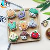 Muñeco de Verdura Divertido de Dibujos Animados Original Accesorios Paquete de Expresiones Colección Grande de Frutas y Verduras Broche de Peluche Accesorios para Manualidades