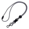Cuerda redonda hexagonal de alta resistencia transfronteriza con hebilla de seguridad, gancho de metal, hebilla ajustable y desmontable, cordón para teléfono móvil e identificación